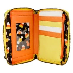 LOUNGEFLY Mickey And Friends Candy Corn Zip Around Wallet [Pre-Order] -Toys Specialty Store WDWA2650 LFDISNEYMICKEYANDFRIENDSCANDYCORNZIPAROUNDWALLET3399INSIDE